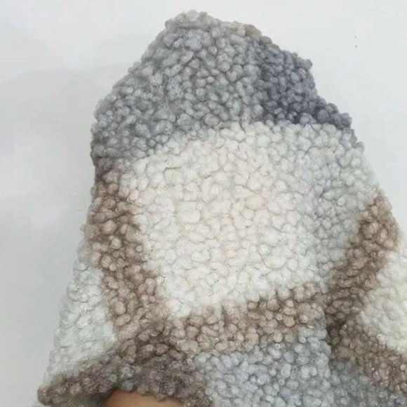 ❤️ SALE Women’s Long Plaid Teddy Jacket Womens Shacket Plaid Jacket - Picture 3 of 7